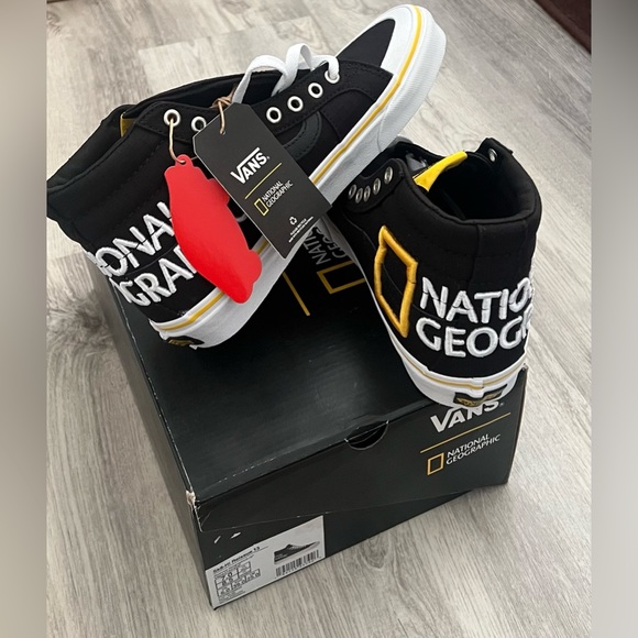 Vans Classic SK8 Hi Reissue 13 National Geographic Shoes w/ box tags 7/8.5 main image 10